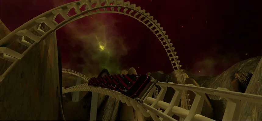 Скриншот 1 к игре Ancient VR coaster