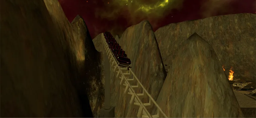 Скриншот 4 к игре Ancient VR coaster