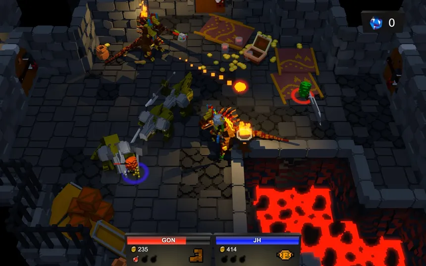 Скриншот 1 к игре Deep Dark Dungeon