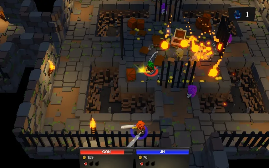 Скриншот 4 к игре Deep Dark Dungeon
