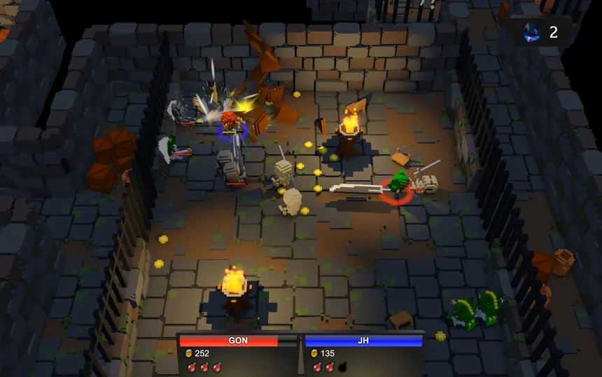 Скриншот 6 к игре Deep Dark Dungeon