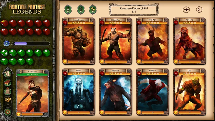 Скриншот 7 к игре Fighting Fantasy Legends