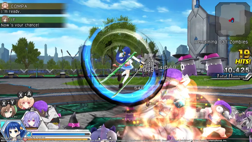 Скриншот 8 к игре MegaTagmension Blanc + Neptune VS Zombies (Neptunia)