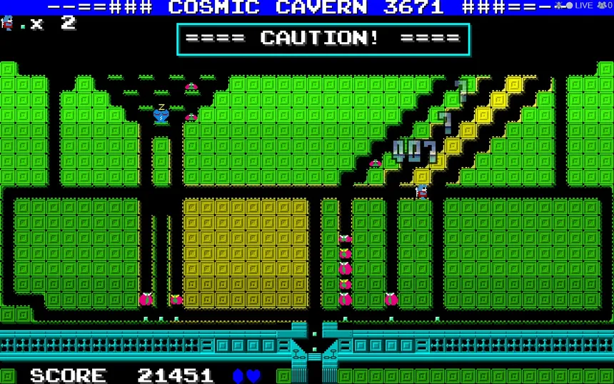 Скриншот 3 к игре Cosmic Cavern 3671　　宇宙最大の地底最大の作戦