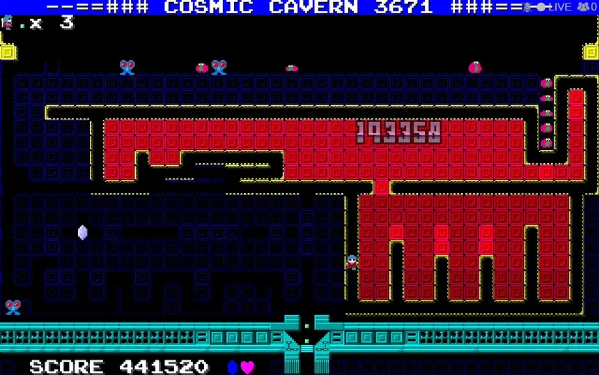 Скриншот 8 к игре Cosmic Cavern 3671　　宇宙最大の地底最大の作戦