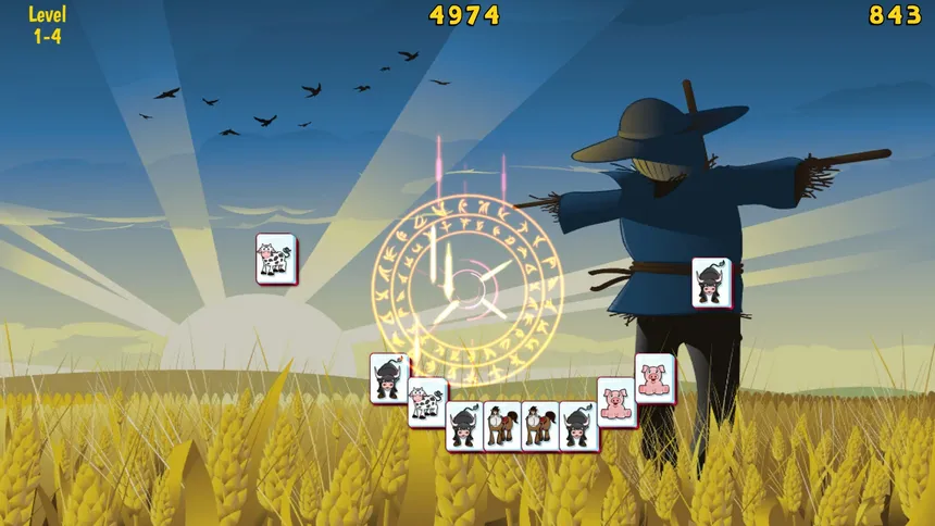 Скриншот 5 к игре Barnyard Mahjong 3