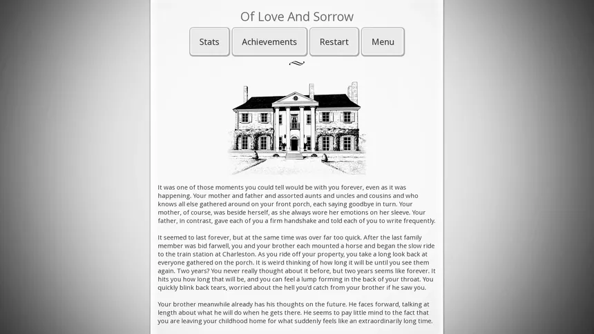 Скриншот 2 к игре Of Love And Sorrow