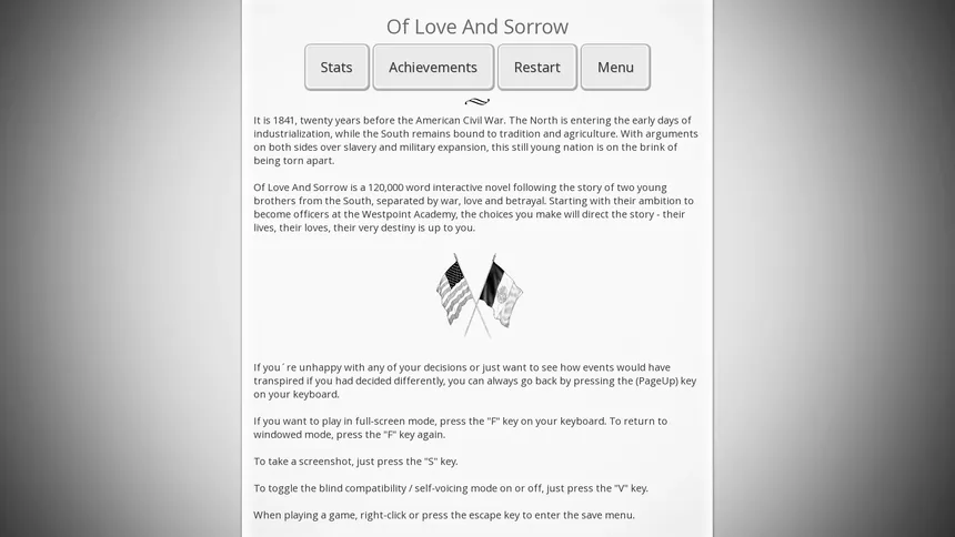 Скриншот 6 к игре Of Love And Sorrow