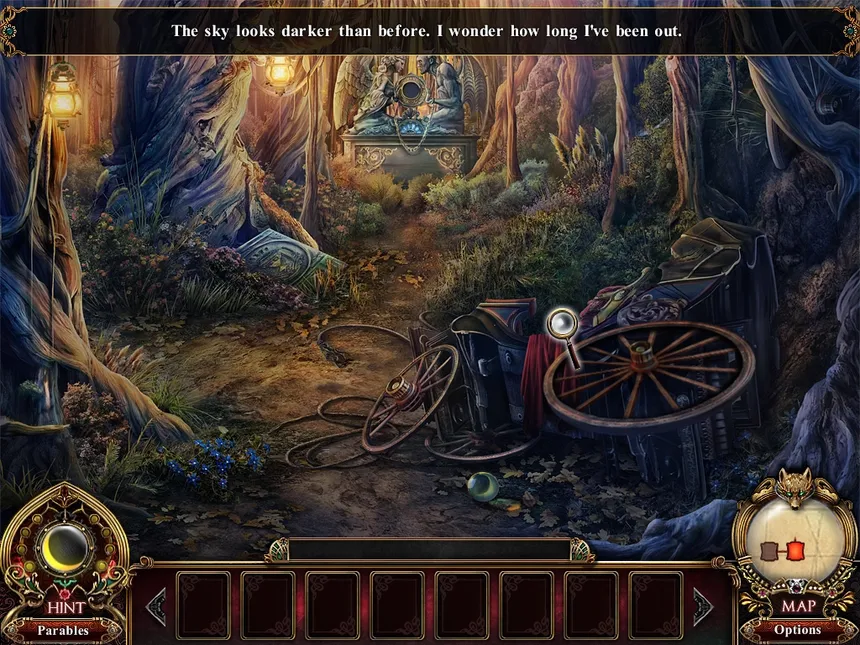 Скриншот 1 к игре Dark Parables: The Red Riding Hood Sisters Collector's Edition