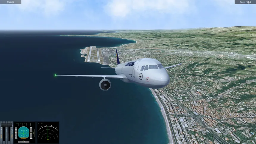 Скриншот 1 к игре Urlaubsflug Simulator – Holiday Flight Simulator
