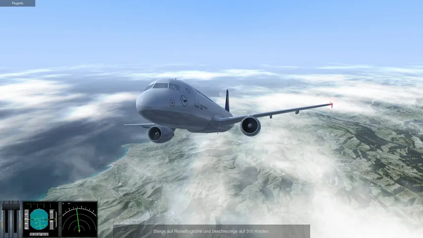 Скриншот 6 к игре Urlaubsflug Simulator – Holiday Flight Simulator