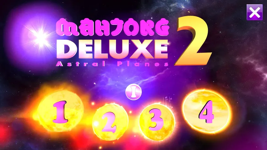 Скриншот 1 к игре Mahjong Deluxe 2: Astral Planes