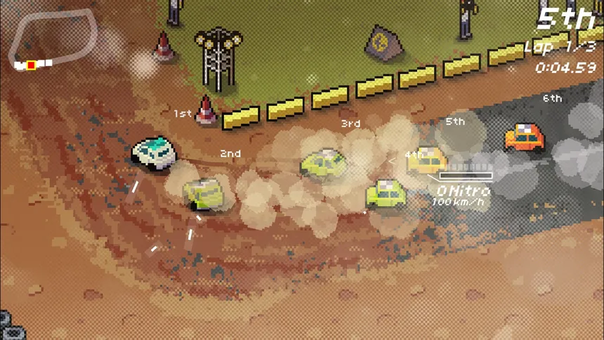Скриншот 2 к игре Super Pixel Racers