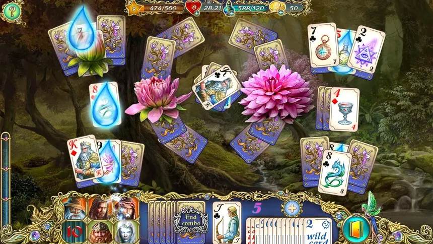 Скриншот 1 к игре Emerland Solitaire: Endless Journey