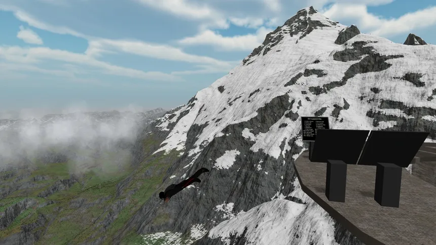Скриншот 1 к игре Mount Wingsuit