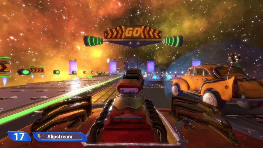 Скриншот 1 к игре Space Ribbon - Slipstream to the Extreme