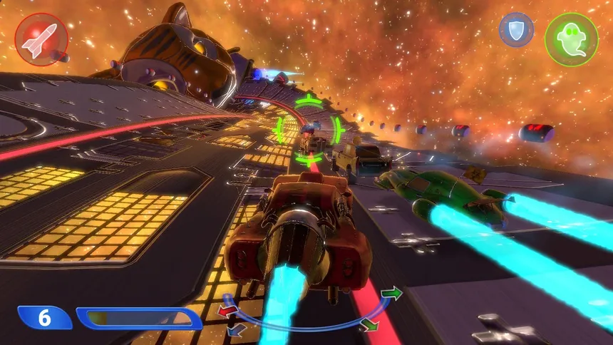 Скриншот 3 к игре Space Ribbon - Slipstream to the Extreme