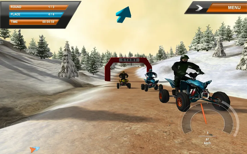 Скриншот 1 к игре ATV Quadracer Ultimate