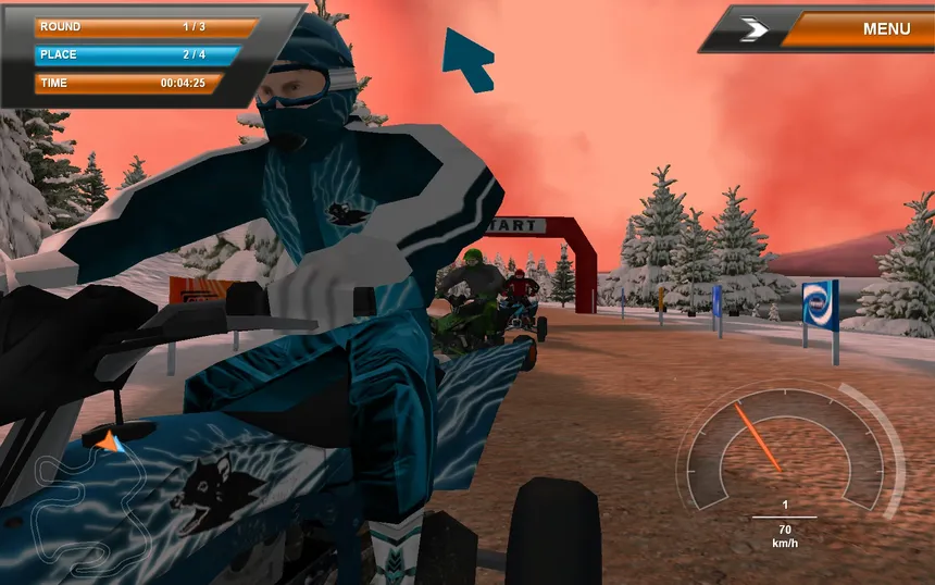 Скриншот 4 к игре ATV Quadracer Ultimate