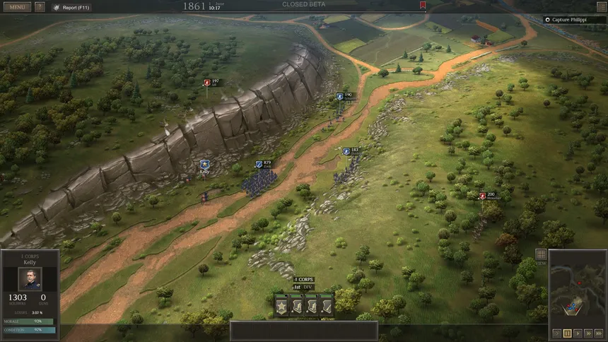 Скриншот 1 к игре Ultimate General: Civil War
