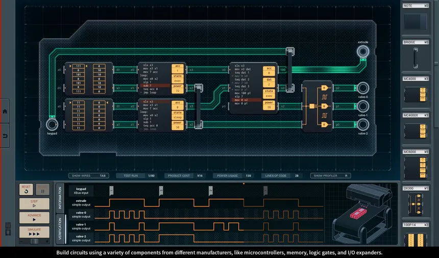 Скриншот 1 к игре SHENZHEN I/O