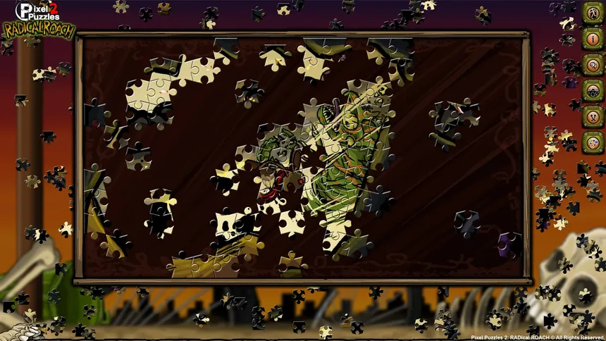 Скриншот 1 к игре Pixel Puzzles 2: RADical ROACH