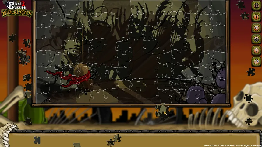 Скриншот 3 к игре Pixel Puzzles 2: RADical ROACH