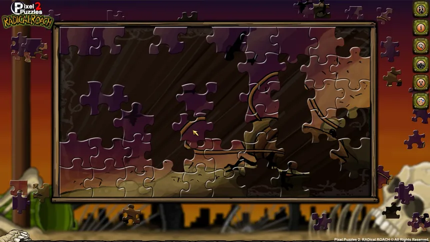 Скриншот 5 к игре Pixel Puzzles 2: RADical ROACH