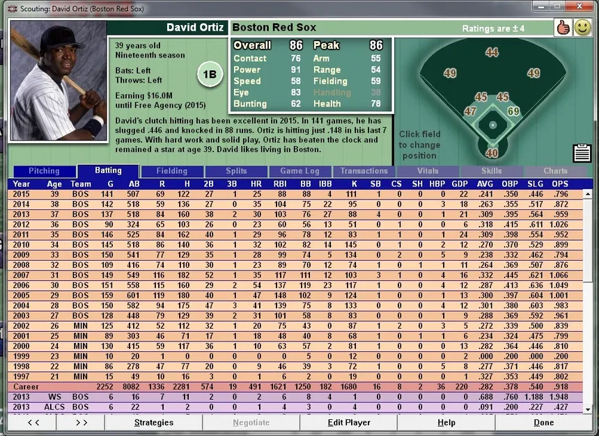 Скриншот 2 к игре Baseball Mogul Diamond