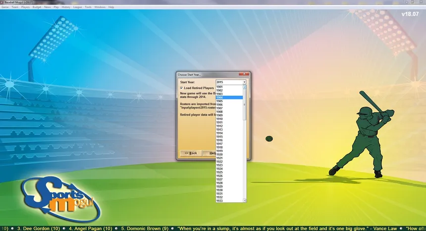Скриншот 3 к игре Baseball Mogul Diamond