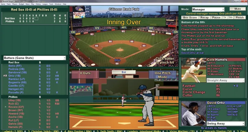 Скриншот 4 к игре Baseball Mogul Diamond
