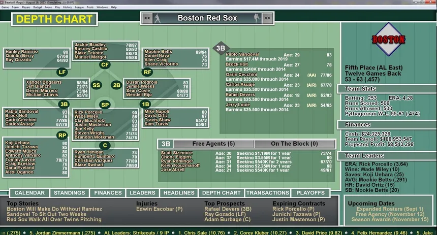 Скриншот 6 к игре Baseball Mogul Diamond