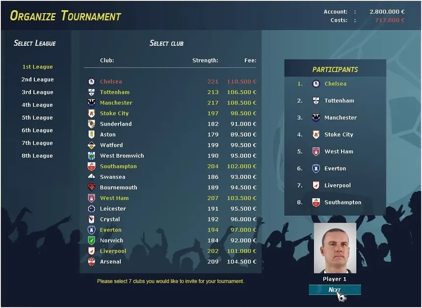 Скриншот 5 к игре Club Manager 2017