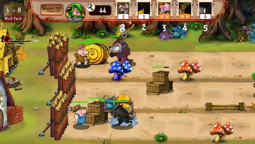 Скриншот 2 к игре Bacon Tales - Between Pigs and Wolves