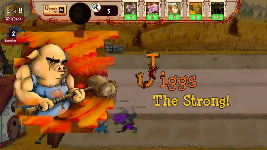 Скриншот 3 к игре Bacon Tales - Between Pigs and Wolves