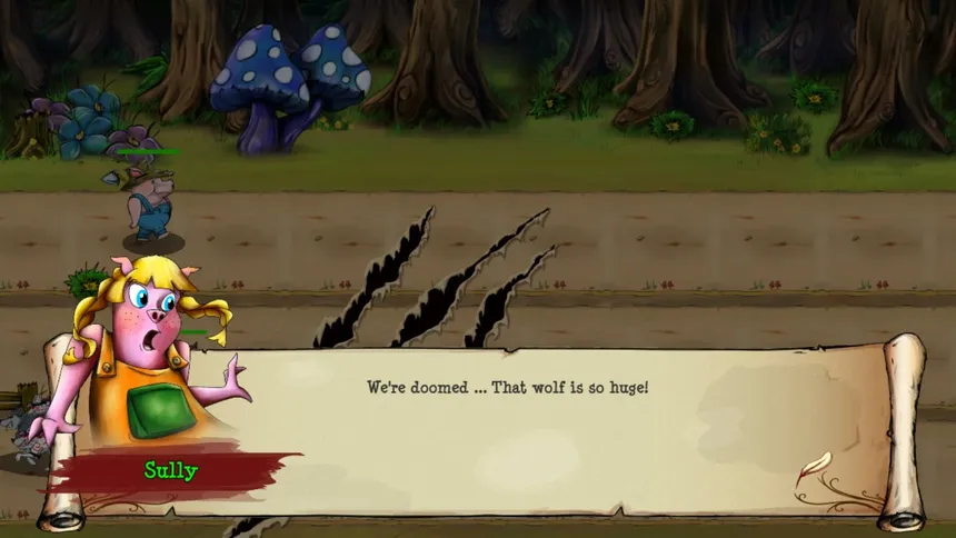 Скриншот 4 к игре Bacon Tales - Between Pigs and Wolves