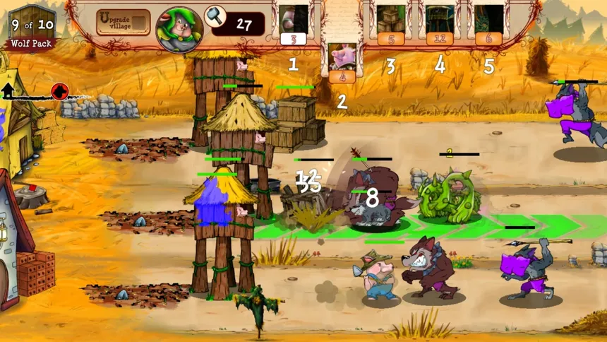 Скриншот 5 к игре Bacon Tales - Between Pigs and Wolves