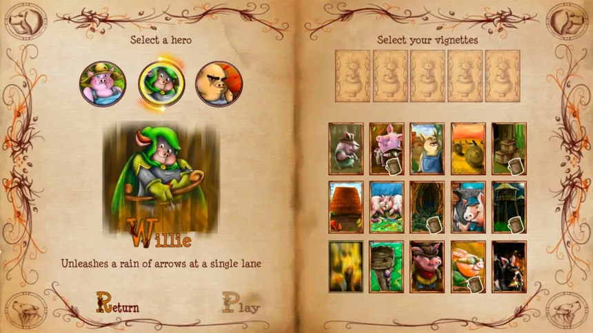 Скриншот 6 к игре Bacon Tales - Between Pigs and Wolves