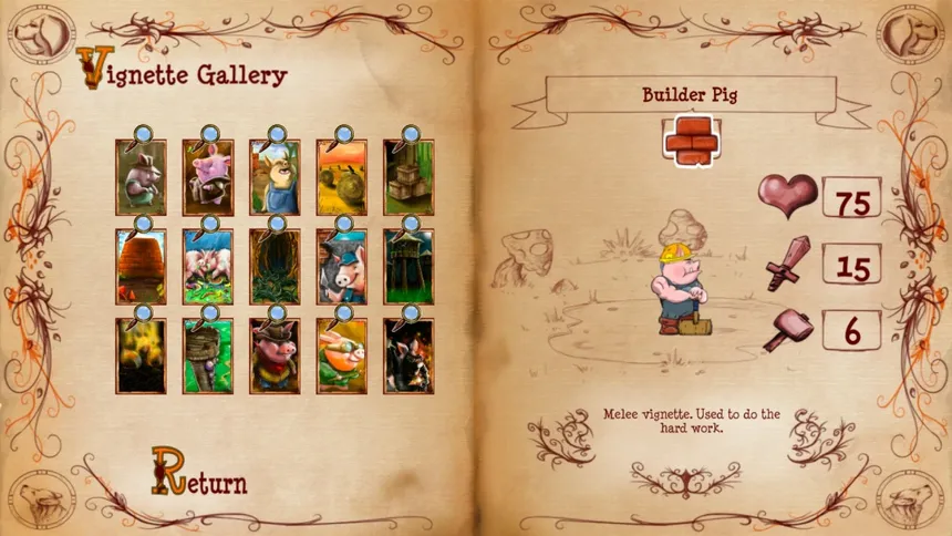 Скриншот 8 к игре Bacon Tales - Between Pigs and Wolves