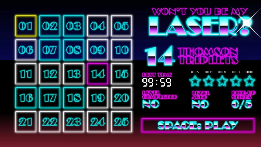 Скриншот 3 к игре Won't You Be My Laser?