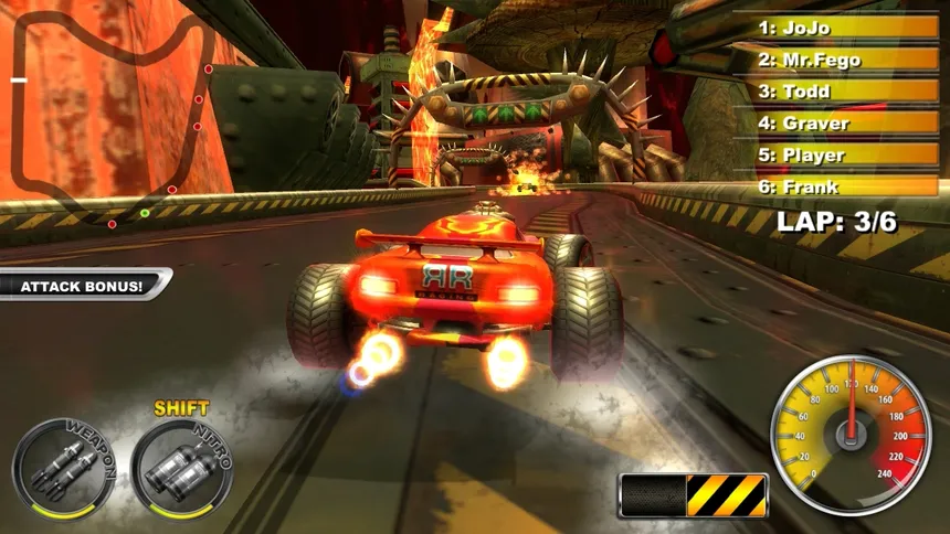 Скриншот 5 к игре Lethal Brutal Racing