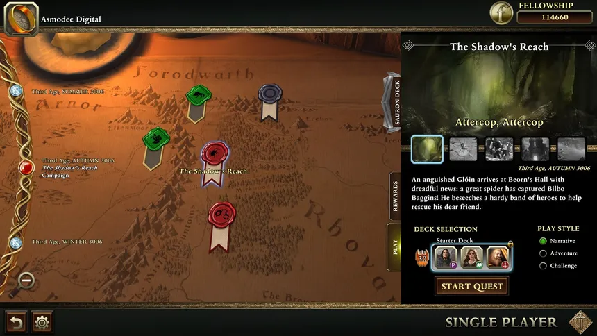 Скриншот 8 к игре The Lord of the Rings: Adventure Card Game - Definitive Edition