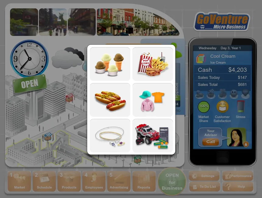 Скриншот 2 к игре GoVenture MICRO BUSINESS