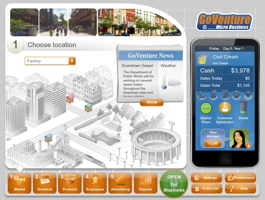 Скриншот 3 к игре GoVenture MICRO BUSINESS