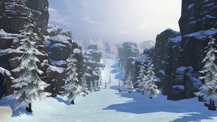 Скриншот 1 к игре Fancy Skiing VR