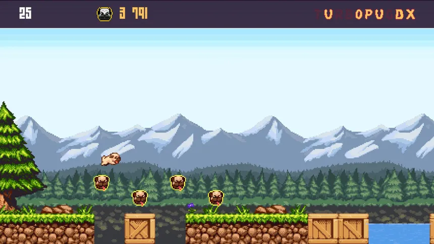 Скриншот 1 к игре Turbo Pug DX