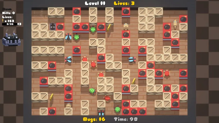 Скриншот 6 к игре Oh No! Bugs!