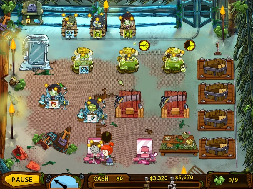 Скриншот 1 к игре Grave Mania: Pandemic Pandemonium
