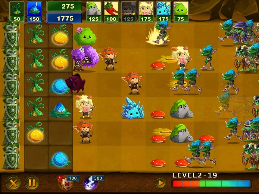 Скриншот 2 к игре Elves vs Goblins Defender