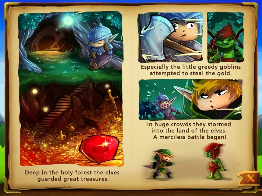 Скриншот 4 к игре Elves vs Goblins Defender